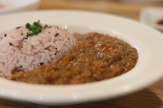 カレーは肉を使っていません！