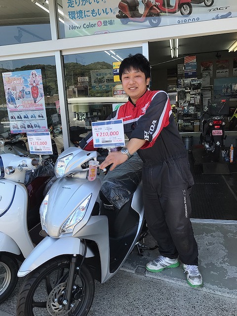 店長がお出迎え