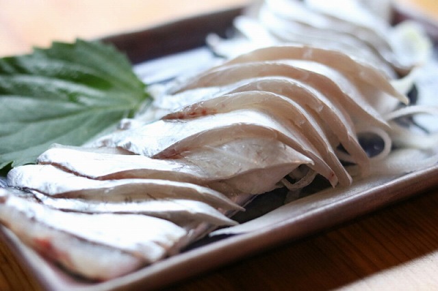 新鮮な太刀魚。「たっちょの食べられる店」にも加盟しています